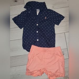 Carter's Boys shirt & shorts set